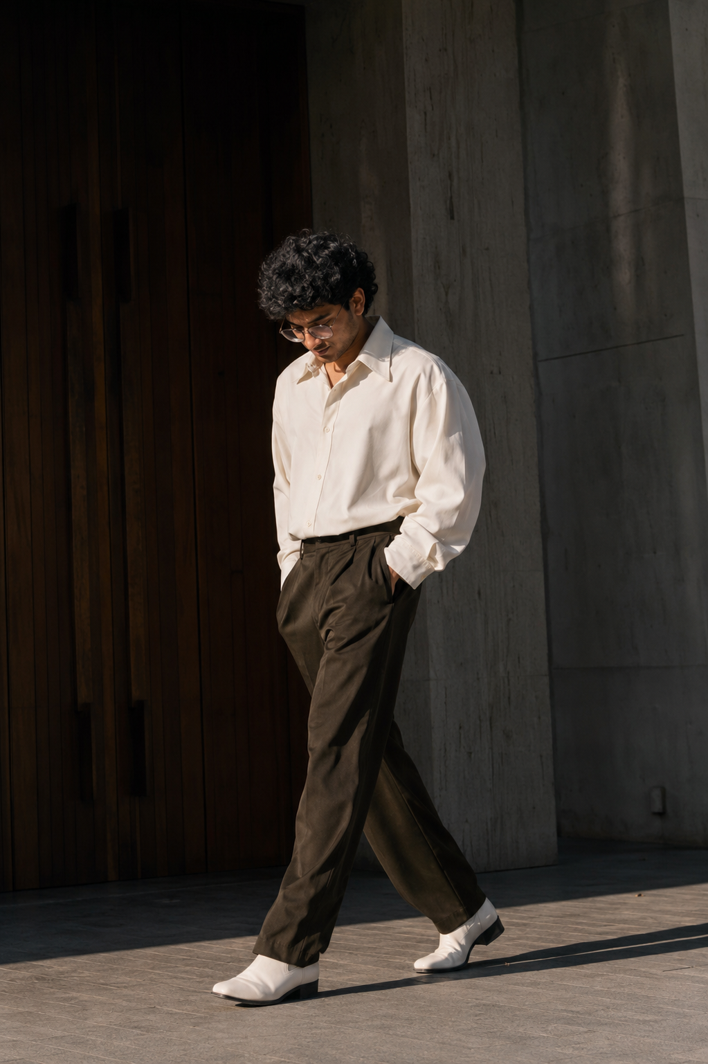 Vishnu — Lifestyle on city steps